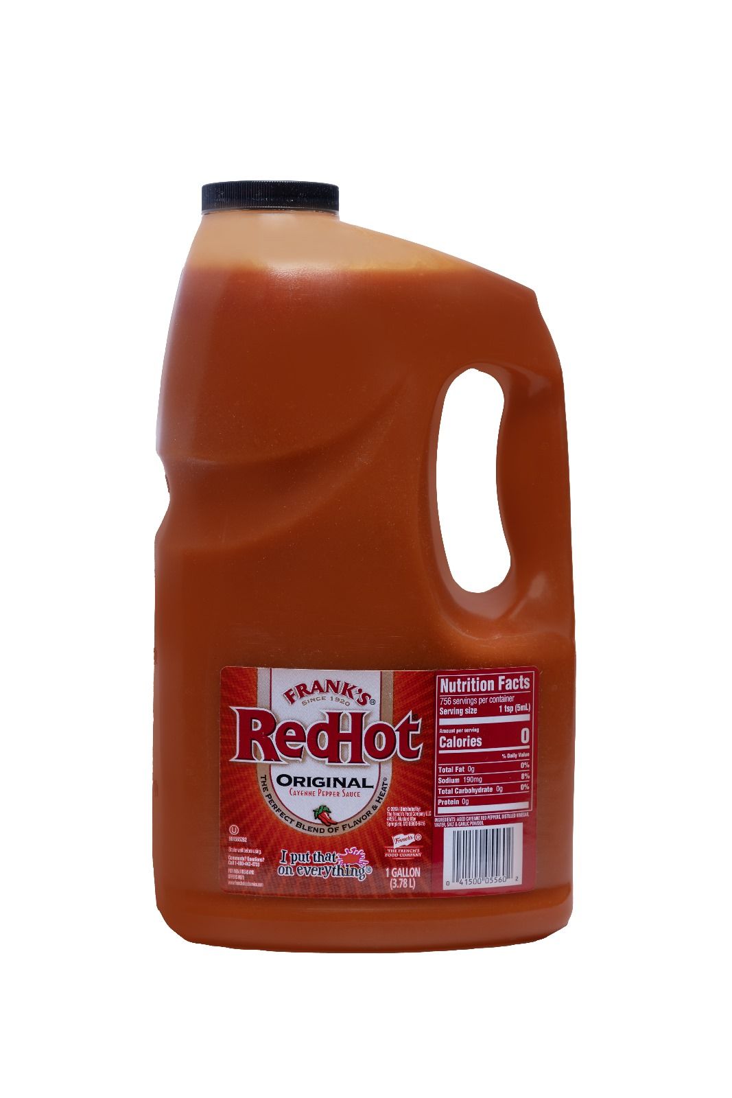 Frank’s Red-hot Cayenne Pepper Hot Sauce 4x1Gallon, USA