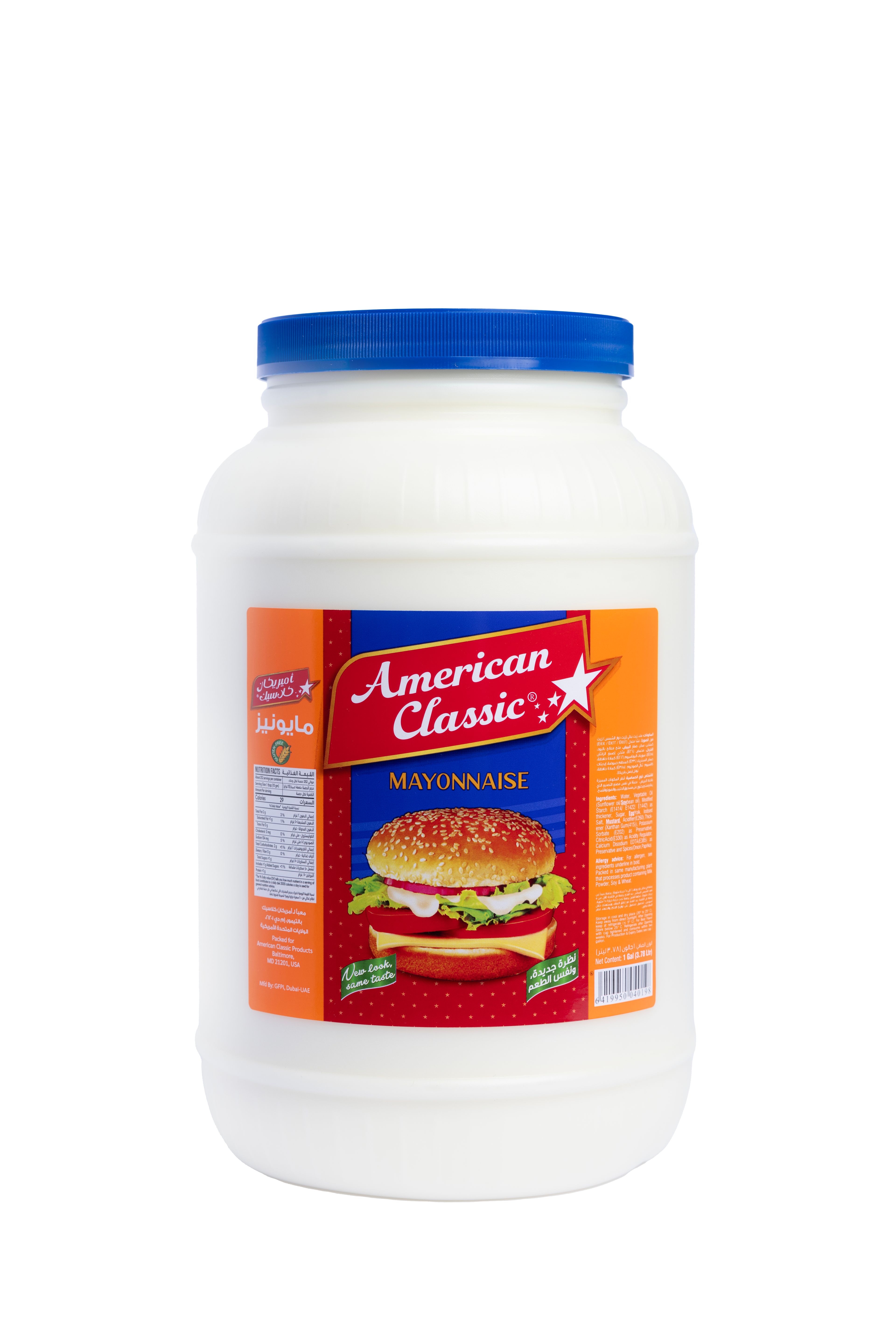 American Classic Premium Mayonnaise 4x1Gallon, UAE