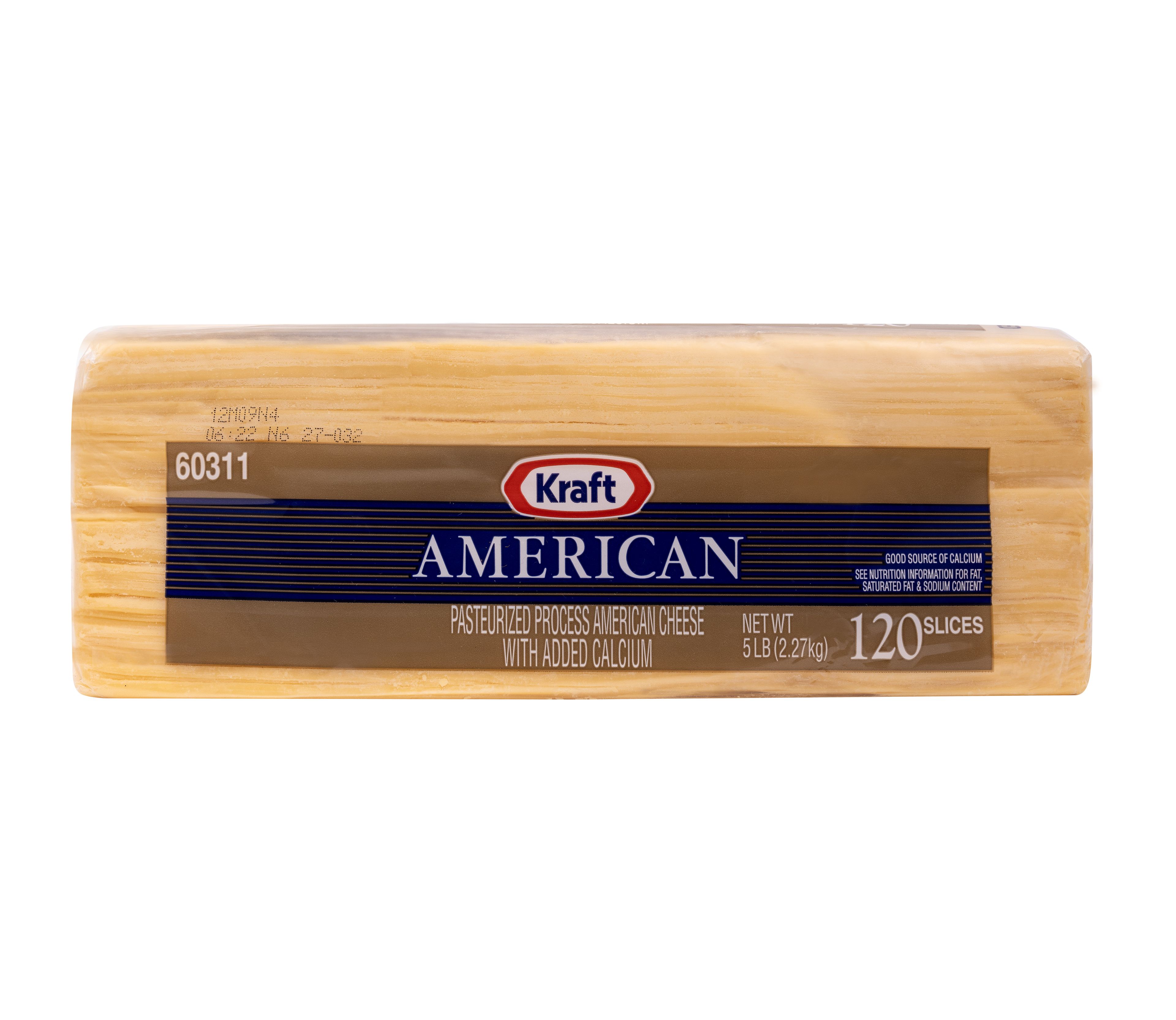 Kraft Cheddar Cheese Yellow Slice 120 Count 4x5Lbs, USA