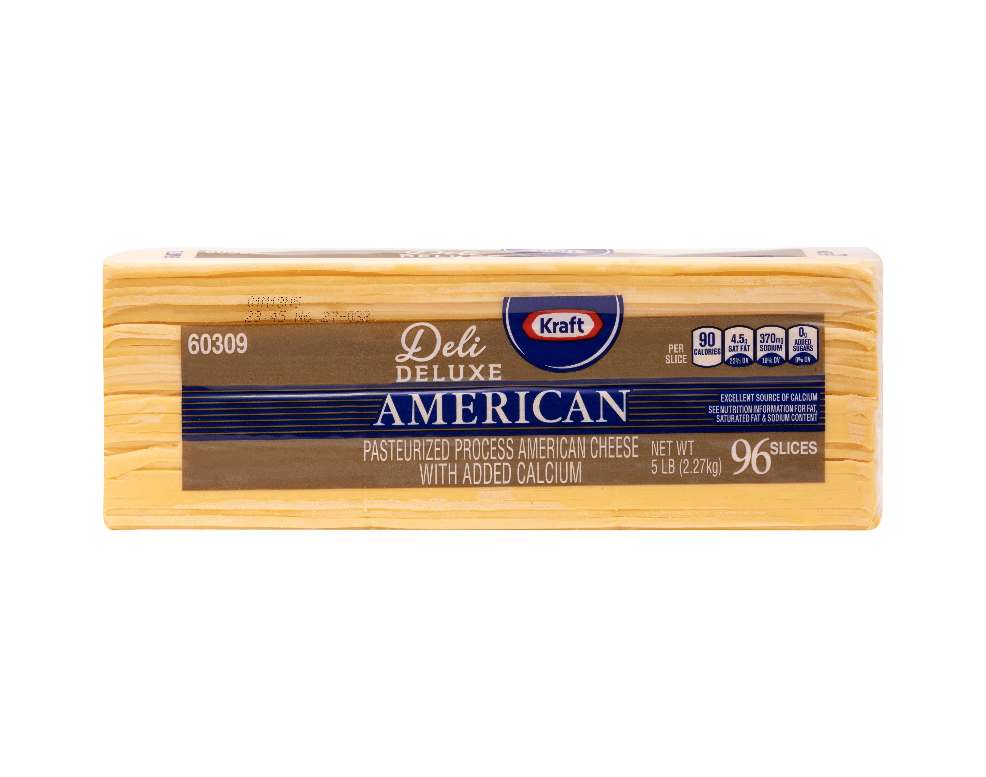 Kraft Cheddar Cheese Yellow Slice 96 Count (4x5Lbs),USA
